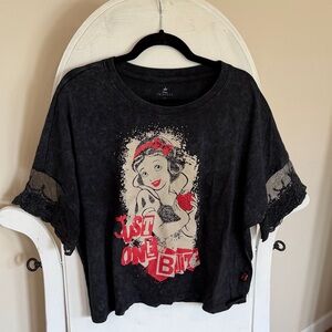 Disney Black Snow White Graphic Tee